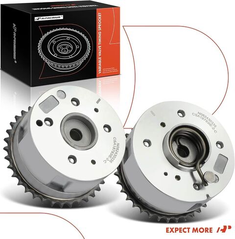 A-Premium 2PCS محرك محرك متغير توقيت صمام الصمام (VVT) ضابط الحد من عمود الحد من عمود الحدبة المتوافق مع Hyundai Elantra 2017-2018 ، Sonata 2015-2018 ، Tucson ، Veloster ، Kona ، Elantra GT in Kuwait