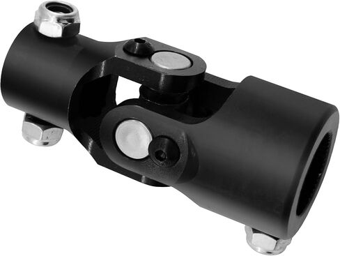 1" 48 Spline X 3/4" DD Black Single Steering Shaft Universal U Joint Coupling 3-3/4" Overall Length in Saudi Arabia