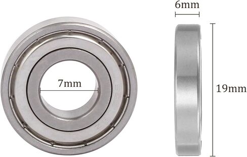 4pcs 605z محامل كرات الأخدود العميقة - [5x14x5mm] كرات الصلب الكربونية لمحركات الأدوات الماكينة التي تحمل استخدام ، درع مزدوج in Kuwait