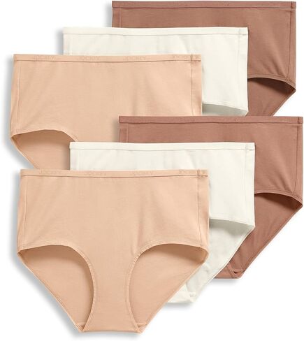 Jockey Women Women Intelder Cotton Stretch Logo Modern - 6 Pack in Saudi Arabia