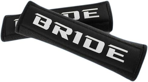 JDM Bride Racing Soft Fabric Seat Belt Cover Shoulder Pads Fabric Racing Seat Material (Gradation) in Kuwait