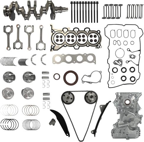 G4NA 2.0L Engine Rebuild Overhaul Kit Crankshaft Timing Chain Kit Piston Kit Connecting Rod Main & Rod Bearings Fits For Hyundai Creta/Elantra/i40 Kia Carens/K3/KX3 2.0L 2011–2022 in Kuwait