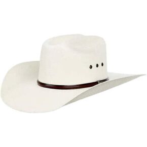 M+F Foot and Headwear Twister 5x Natural 4 "Brim مع Healets Straw Cowboy Hat in Kuwait