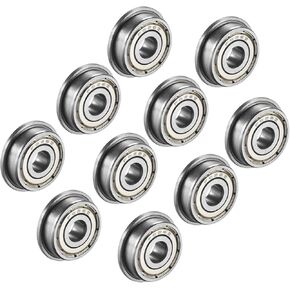 10 قطع F688ZZ محمل كروي ذو حواف - [8 × 16 × 5 مم] محامل عجلات بديلة لاستخدام محور الشاحنة اليدوية لجزازة العشب، فولاذ الكروم، ABEC1 in Kuwait