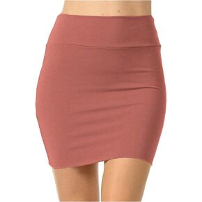 Women's Bodycon Mini Skirt Elastic High Waist Solid Color Business Work Short Skirts Summer Fashion Outfits Clothes in Kuwait