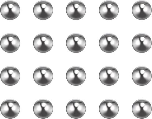 uxcell 100pcs 9mm 201 Stainless Steel Bearing Balls G200 Precision in Saudi Arabia