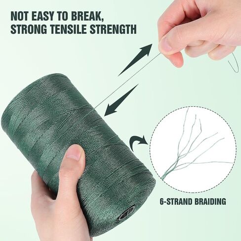 Toddmomy 1 Roll Fishing Net Repair Line Braided Fishing Line Gift Packing Line Fish Net Repair Twine Multi-use Nylon Twine Braided Fishing String Fishing Netting String Nylon Craft Rope Air in Saudi Arabia