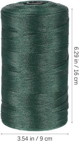 Toddmomy 1 Roll Fishing Net Repair Line Braided Fishing Line Gift Packing Line Fish Net Repair Twine Multi-use Nylon Twine Braided Fishing String Fishing Netting String Nylon Craft Rope Air in Saudi Arabia