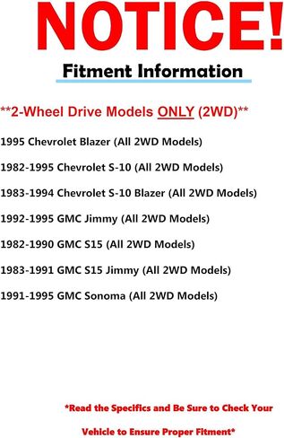 Detroit Axle - 2WD RODS RODS Center Link Kit لـ Chevy Blazer S10 GMC Sonoma S15 Jimmy ، و Center Link ، و Adler Arm ، و INNER و TIE قضيب التعادل الخارجي ضبط الأكمام بديلة in Saudi Arabia