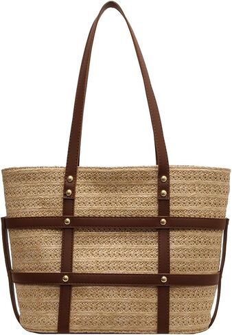 حقيبة Crossbody Straw Crescent For Women 2025 Summer Beach Loved Conder Prest in Kuwait