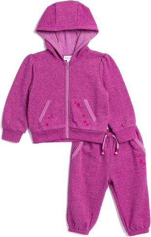 Splendid Baby Girls Heart Hoodie Top and Pant Set in Saudi Arabia
