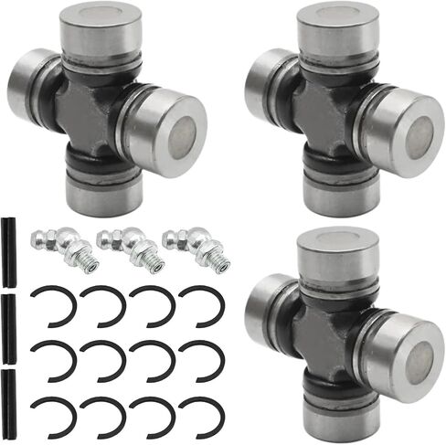 3 Pack 2202015 Front Rear Prop Shaft U-Joint, Replacement for Polaris ATV/UTV Ranger 500 570 800 900 1000 Diesel Crew RZR 800 900 1000 Turbo, Replaces 2203703 in Saudi Arabia