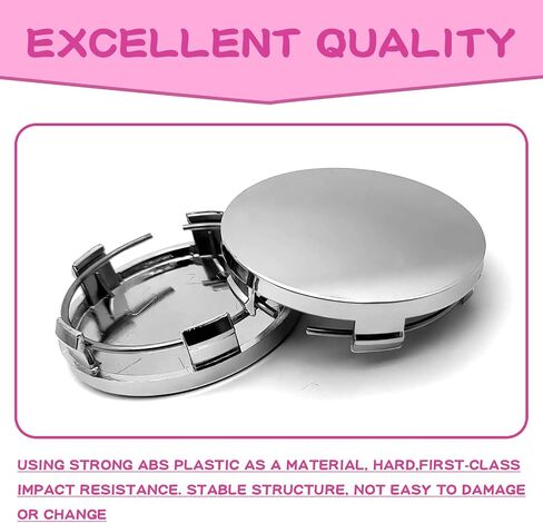 Pack-4 Car Wheel Center Hubcap ، ABS البلاستيك الصلب حافة ثابتة ماء مقاومة للماء غطاء واقي من منحني العجلة ، ملحق الإطارات البديلة ، ملاءمة عالمية لمعظم السيارات (أسود) in Saudi Arabia
