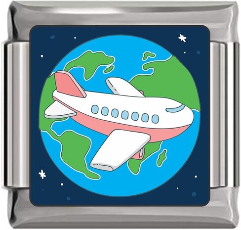 Airplane Flying Around The World Italian Charm in Saudi Arabia