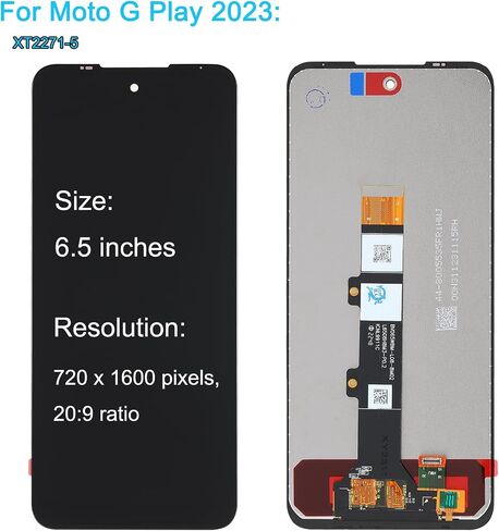LCD Screen Replacement for Motorola Moto G Play 2021 6.5inch XT2093 xt2093-3 XT2093-6 XT2093-7 Assembly LCD Display Touch Screen Digitizer with Repair Tools Kit in Saudi Arabia