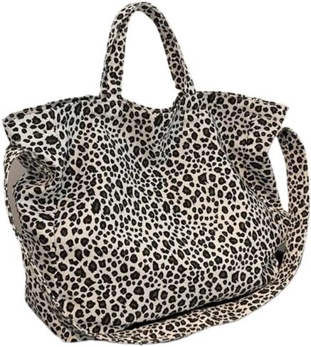 Single-shoulder Sag For Women Large-capacity Bag Leopard Print Tote Bags For Women Large Leopard Print Bag in Saudi Arabia