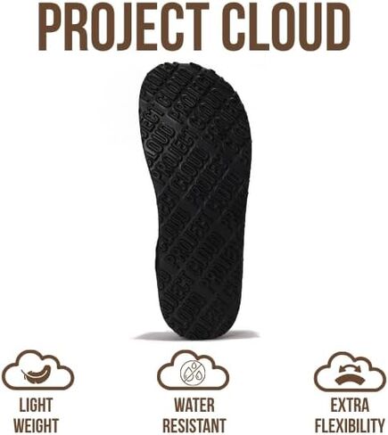 Project Cloud Leather Platform Platform Women - Memory Foam Insole Slip Sliptant Crunky Crongals مع أحزمة قابلة للتعديل - أحذية النساء الأنيقة (برونزيستار) in Kuwait