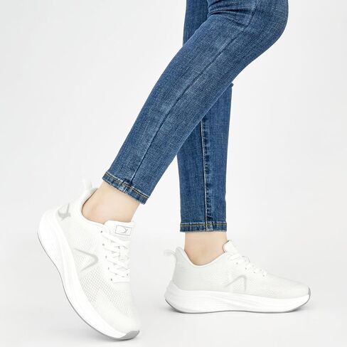 HARENCE Running Shoes for Women Sneakers: Comfortable Breathable Non Slip Athletic Lightweight Walking Tennis Shoes for Gym Workout Cross Training in Saudi Arabia