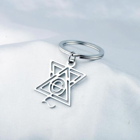 AKTAP Ghost Phantom Band Gift Nameless Ghoul Pendant Earrings Ghost Ghoul Symbol Jewelry for Women Girls in Saudi Arabia