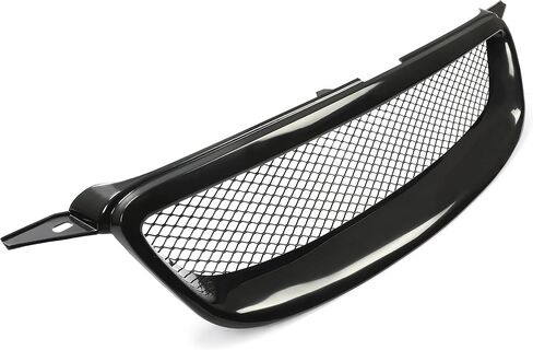 Hecasa Front Pumper Grill متوافق مع 2003-2007 Toyota Corolla ce le le s xrs 4-door grille mesh powder black in Saudi Arabia