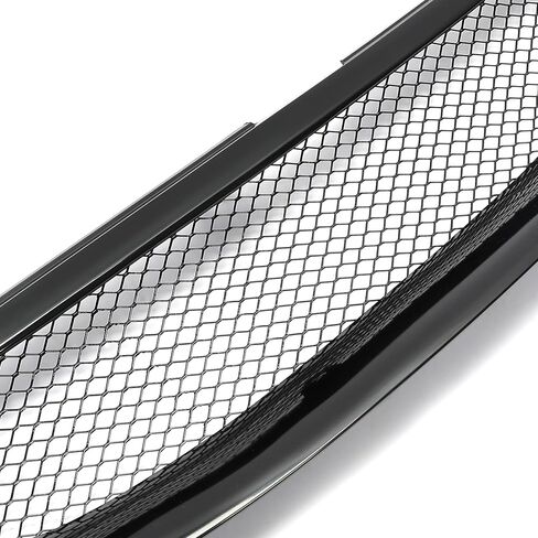 Hecasa Front Pumper Grill متوافق مع 2003-2007 Toyota Corolla ce le le s xrs 4-door grille mesh powder black in Saudi Arabia