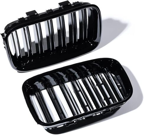 Astra Depot Glossy Black M-Color Grille Grille Grille متوافق مع 1995-2002 BMW Z3 1.8 1.9I 2.0 2.2i 2.5 2.8 3.0i Z3M 2DR in Saudi Arabia