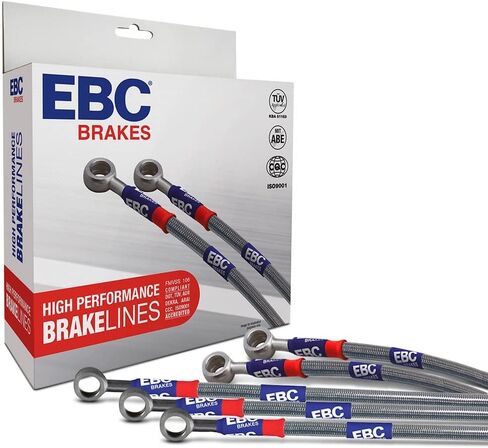 EBC Brakes - Stainless Steel Braided Brake Lines/Hoses (BLA7182-5L) in Saudi Arabia