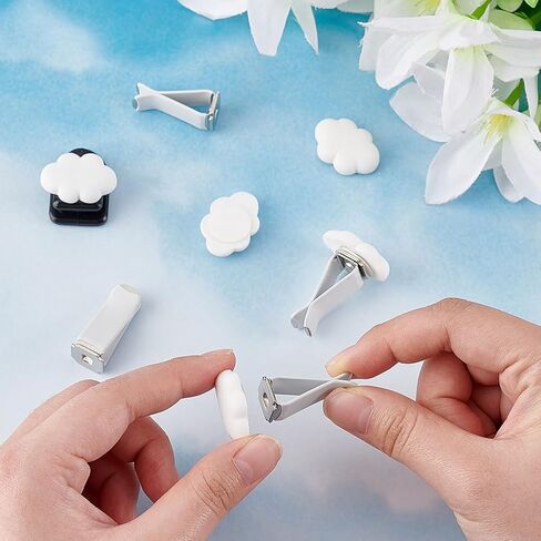 Olycraft 5pcs Star Heart Gemstone Car Vent Clips Natural Stone Air Vent Clips Quartz Crystals Cars Clips Moon Stones Accessories مع سلك نحاسي للسيارات Air Ventory - 5 أنماط in Saudi Arabia