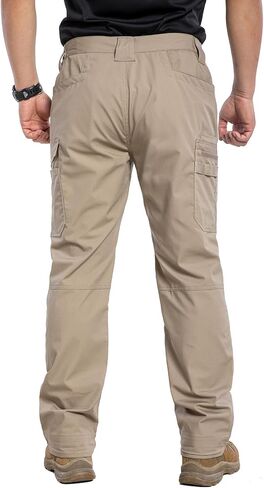 Mansdour Men's Ripstop Stretch Work Bants خفيفة الوزن مقاومة للماء سروال البضائع in Kuwait