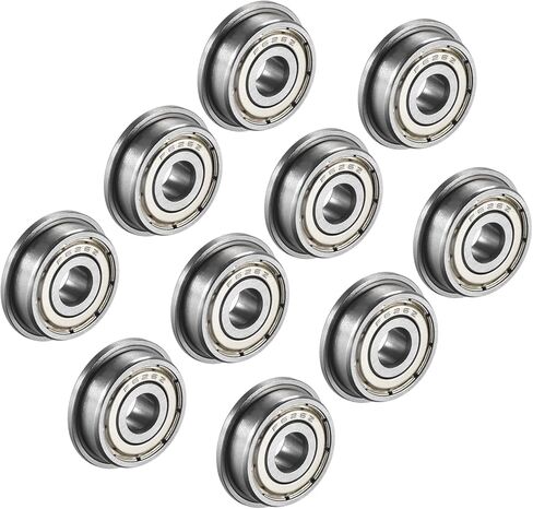 10 قطع F688ZZ محمل كروي ذو حواف - [8 × 16 × 5 مم] محامل عجلات بديلة لاستخدام محور الشاحنة اليدوية لجزازة العشب، فولاذ الكروم، ABEC1 in Kuwait