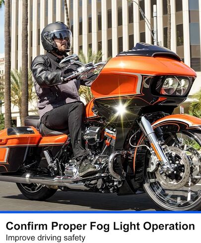 Fog Light Wirring Harness Fit for Harley Davidson CVO 2023.5-Later Street Glide Road Glide 2024 CVO/ST Road Glide add Baja s1/S2/Squadron Pro/Sport 2024, Universal in Saudi Arabia