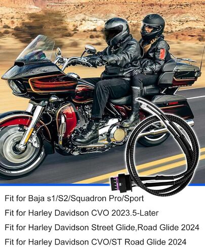Fog Light Wirring Harness Fit for Harley Davidson CVO 2023.5-Later Street Glide Road Glide 2024 CVO/ST Road Glide add Baja s1/S2/Squadron Pro/Sport 2024, Universal in Saudi Arabia
