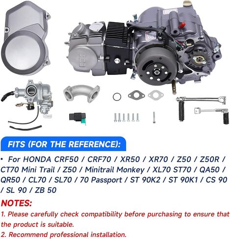TBVECHI 140cc Engine Motor For Pit Dirt Bike SSR Apollo Coolster 125cc XR50 ATC70 ST90K1 CS90, 4-Stroke Engine Motor Replacement Kits in Kuwait