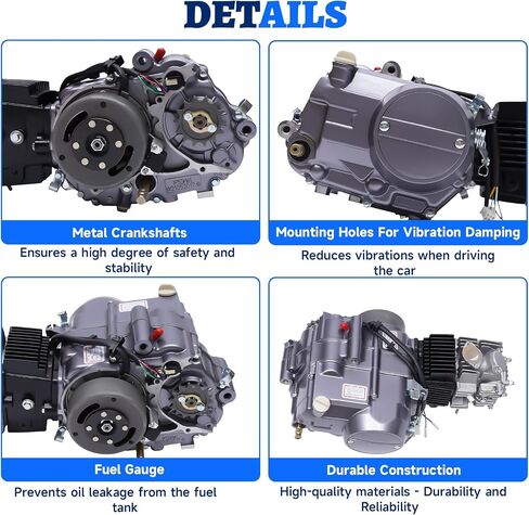 TBVECHI 140cc Engine Motor For Pit Dirt Bike SSR Apollo Coolster 125cc XR50 ATC70 ST90K1 CS90, 4-Stroke Engine Motor Replacement Kits in Kuwait