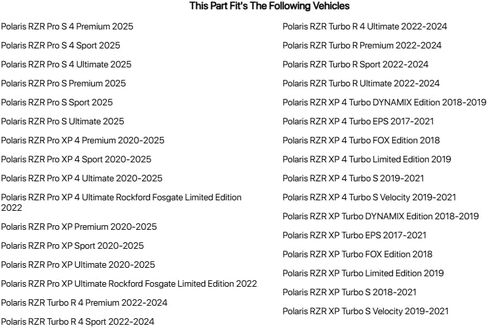 حزام Tusk Pro Torque CVT لـ Polaris RZR XP Turbo EPS 2017-2021 in Saudi Arabia