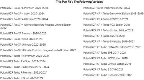 حزام Tusk Pro Torque CVT لـ Polaris RZR XP Turbo EPS 2017-2021 in Saudi Arabia