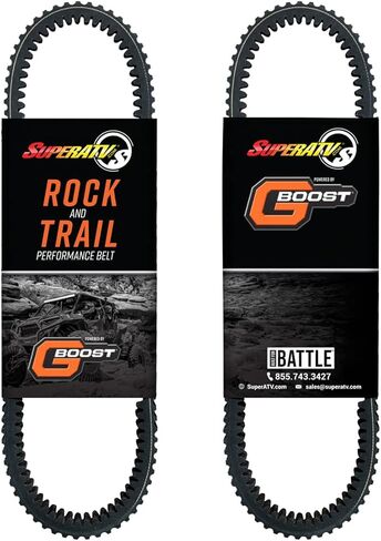 SuperAtv Rock & Trail Drive Belt for Polaris RZR Pro XP/Pro XP 4/XP Turbo/XP Turbo 4/XP Turbo S/XP Turbo S 4 (انظر التركيب) | بنيت لدرجة الحرارة العالية in Kuwait