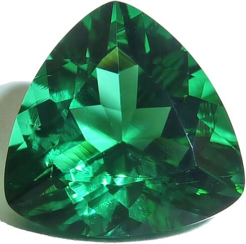 Lab Created Helenite Emerald Green Trillion (5 options) Faceted Loose Gemstones since 1989 USA in Saudi Arabia