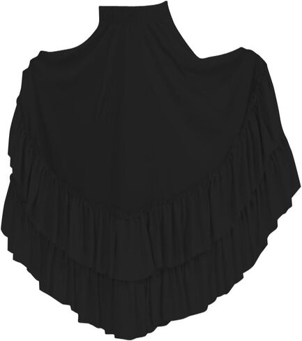 Basic Moves Adult Double Ruffle Flamenco Polyester Skirt in Saudi Arabia