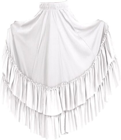 Basic Moves Adult Double Ruffle Flamenco Polyester Skirt in Saudi Arabia
