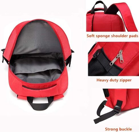 First Aid Bag Empty Red Emergency Medical Bag First Responder Trauma Multi-Pocket Traveling Field Trips Camping Essentials (RED-5PCS) in Kuwait