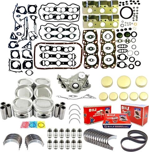 DNJ EK125M Master Engine Rebuild Kit for 1987-1993 Chrysler, Dodge, Plymouth Acclaim, Caravan, Daytona 3.0L V6 12V SOHC 2972cc in Saudi Arabia