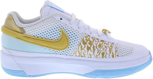 Nike JA 1 Big Kids 'Basketball Shoes (FZ8327-103 ، White/Aquarius Blue/Glacier Blue) in Kuwait