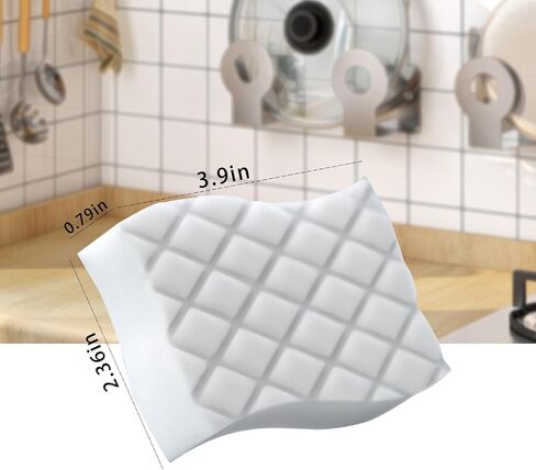 Magic Sponges Eraser,12 Pack Colorful Magic Cleaning Pads, Long Lasting, Premium Melamine Cleaning Sponges for Kitchen,Bathroom,Furniture,Sink, Universal Cleaner in Saudi Arabia