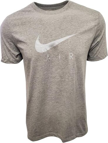 Nike Mens Italic Graphic Logo Crewneck T-Shirt (Large, Black (Multi-Unify)) in Saudi Arabia