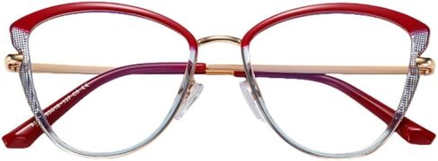 نظارات حظر الضوء الأزرق Shiratori مع إطار عين Cat TR90 ， نظارات الكمبيوتر - حماية الوهج المضاد للعيون والتوهج للأشعة فوق البنفسجية in Kuwait