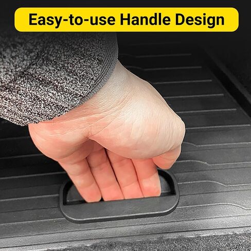 New 2025 2026 Model Y Juniper Rear Trunk Storage Bins with Lids 2PCS Refresh Model Y Rear Trunk Storage Box TPE Waterproof Trunk Organizer for Model Y Juniper Interior Accessories in Kuwait