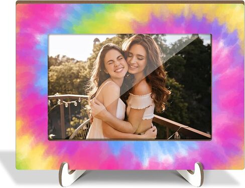 Friendship Gifts Picture Frames, Friends Frame Gifts for Women Men Bestie BFF Sister Gifts from Sister, Wood Photo Frame Tabletop Display 4X6 Photo Home Decor Living Room Party Favor Decorations -042 in Saudi Arabia