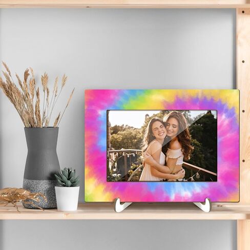 Friendship Gifts Picture Frames, Friends Frame Gifts for Women Men Bestie BFF Sister Gifts from Sister, Wood Photo Frame Tabletop Display 4X6 Photo Home Decor Living Room Party Favor Decorations -042 in Saudi Arabia