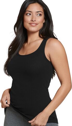 Jockey Women's Activewear 100 ٪ خزان ضلع قطني 100 ٪ ، بعد منتصف الليل ، L. in Kuwait